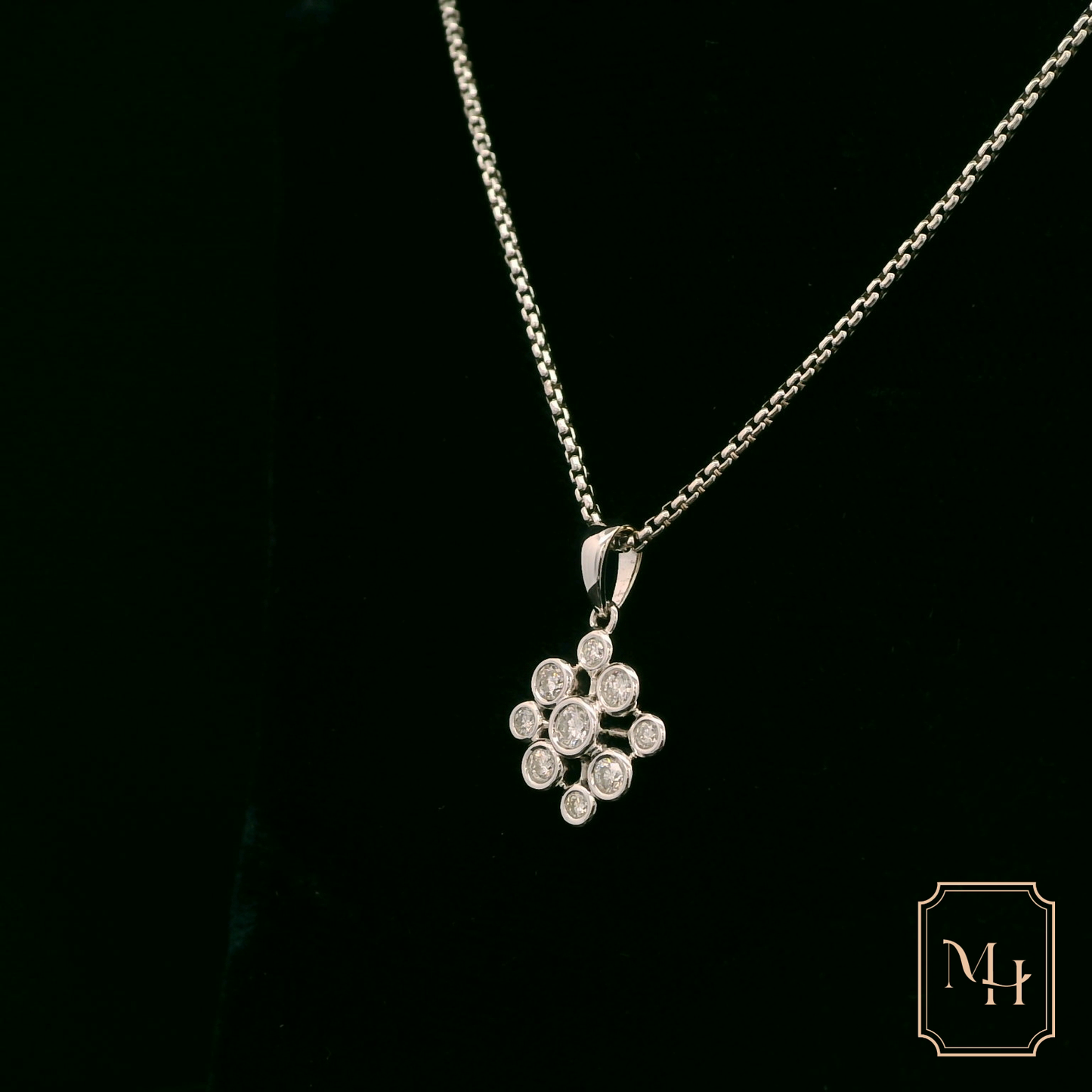 Diamond Bubble Pendant