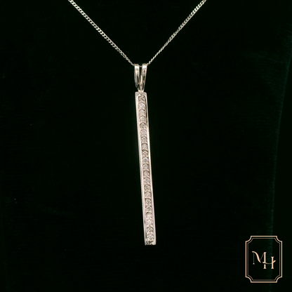 Diamond Bar Pendant