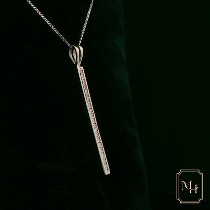 Diamond Bar Pendant