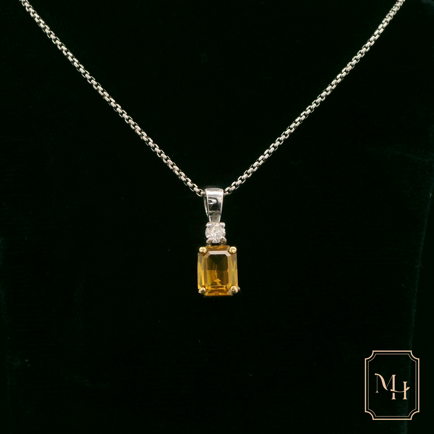 Four-Claw Citrine Pendant