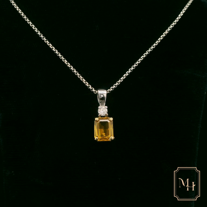 Four-Claw Citrine Pendant
