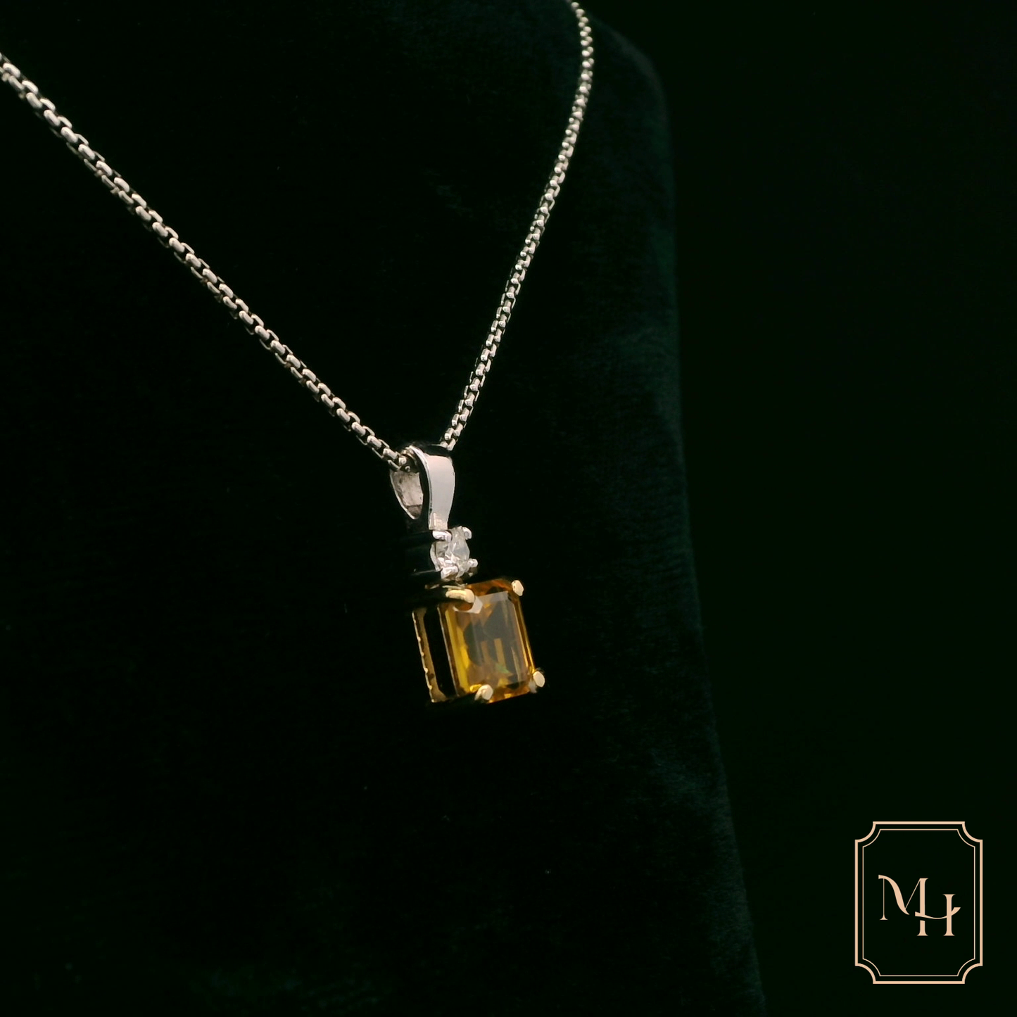 Four-Claw Citrine Pendant