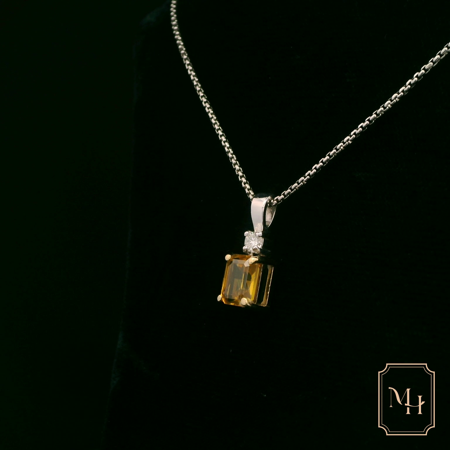 Four-Claw Citrine Pendant