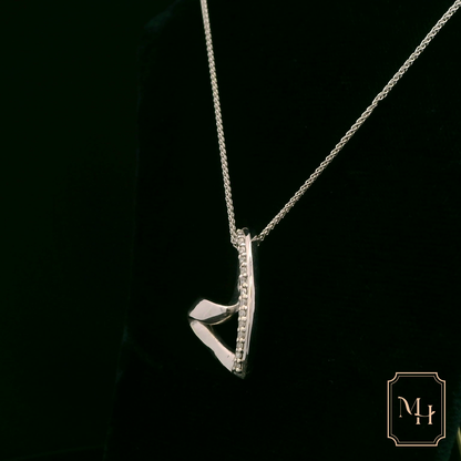 Timeless White Heart Necklace