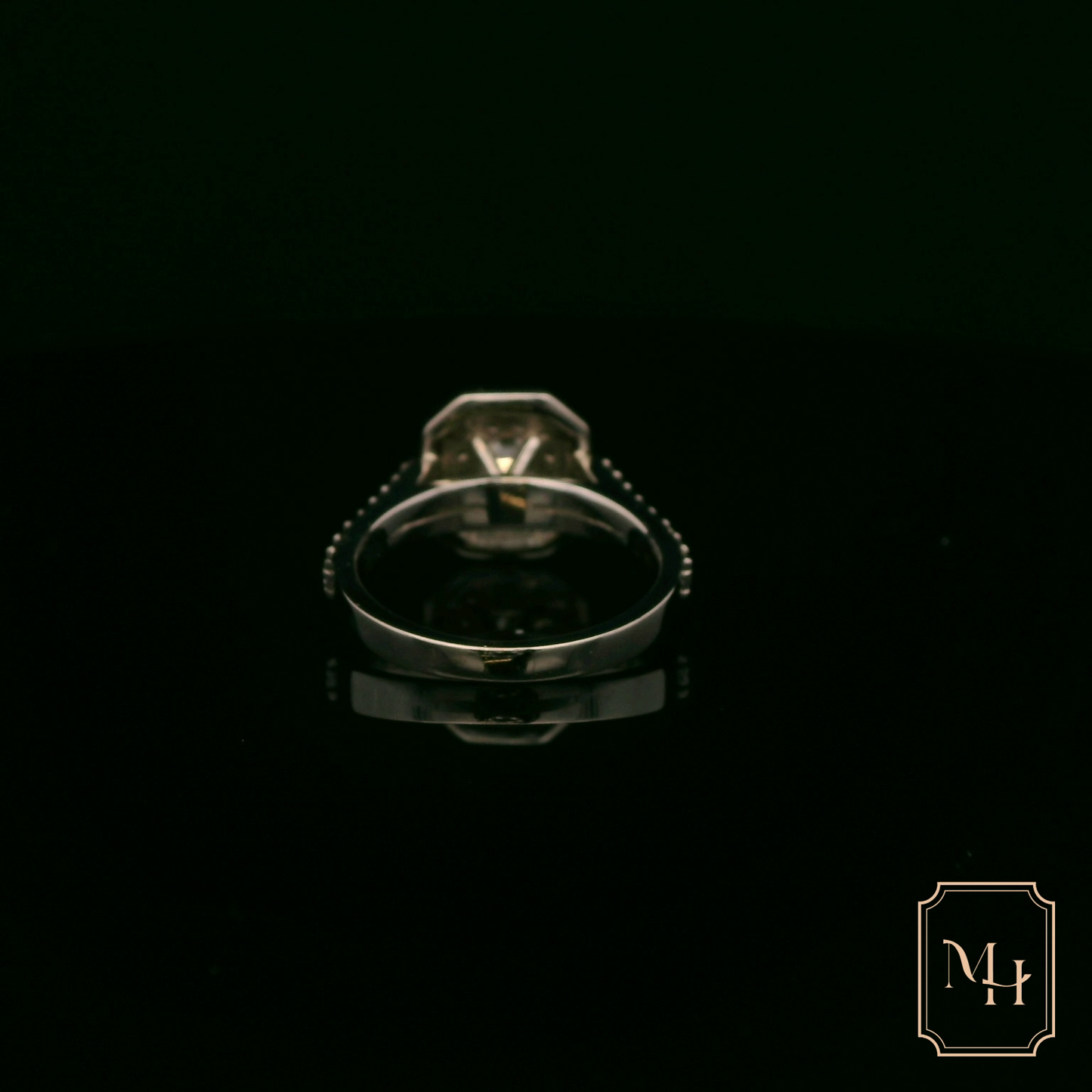 Double-Halo Diamond Ring