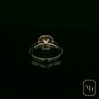 Double-Halo Diamond Ring