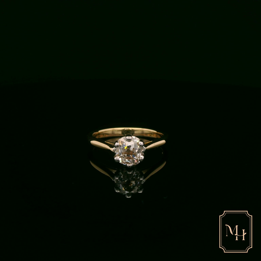 Crowned Diamond Ring