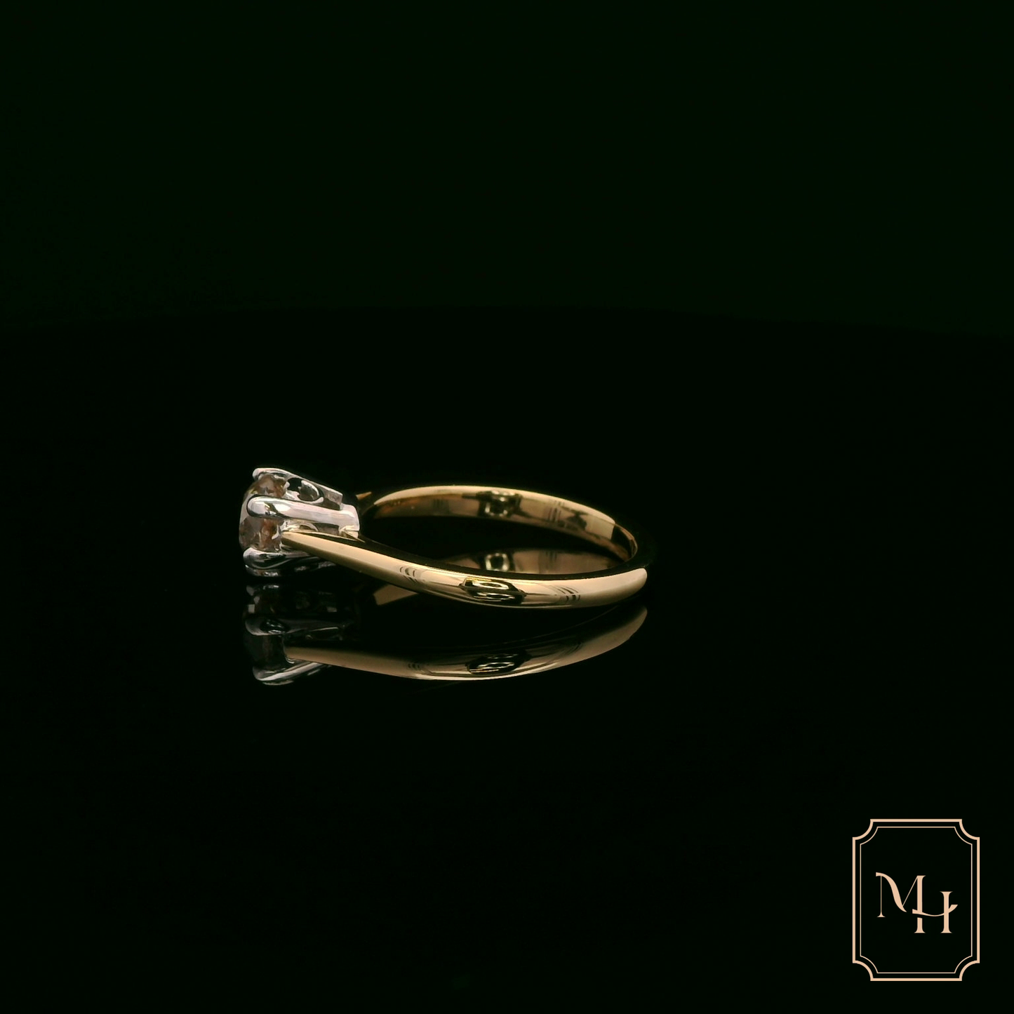 Crowned Diamond Ring