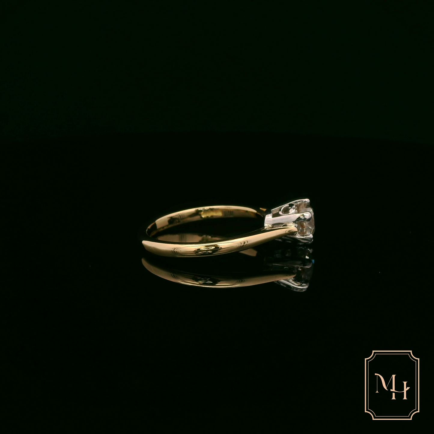 Crowned Diamond Ring