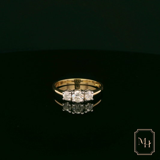 Three-Stone Diamond Ring