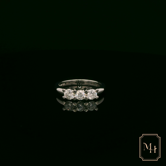 Three-Stone Diamond Ring