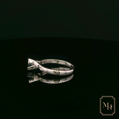 Embedded Sapphire Ring