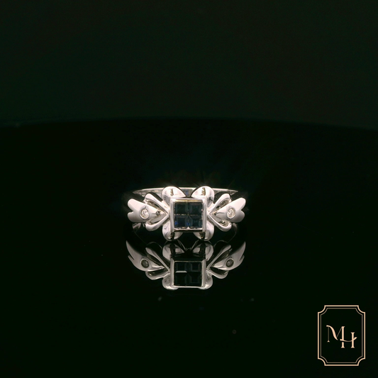 Royal Sapphire Diamond Ring