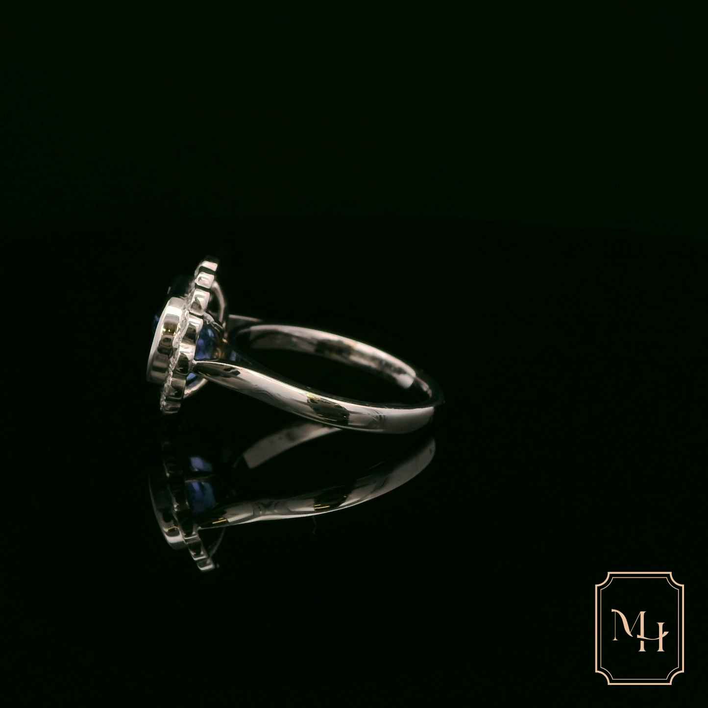 Dual-Oval Tanzanite Diamond Ring