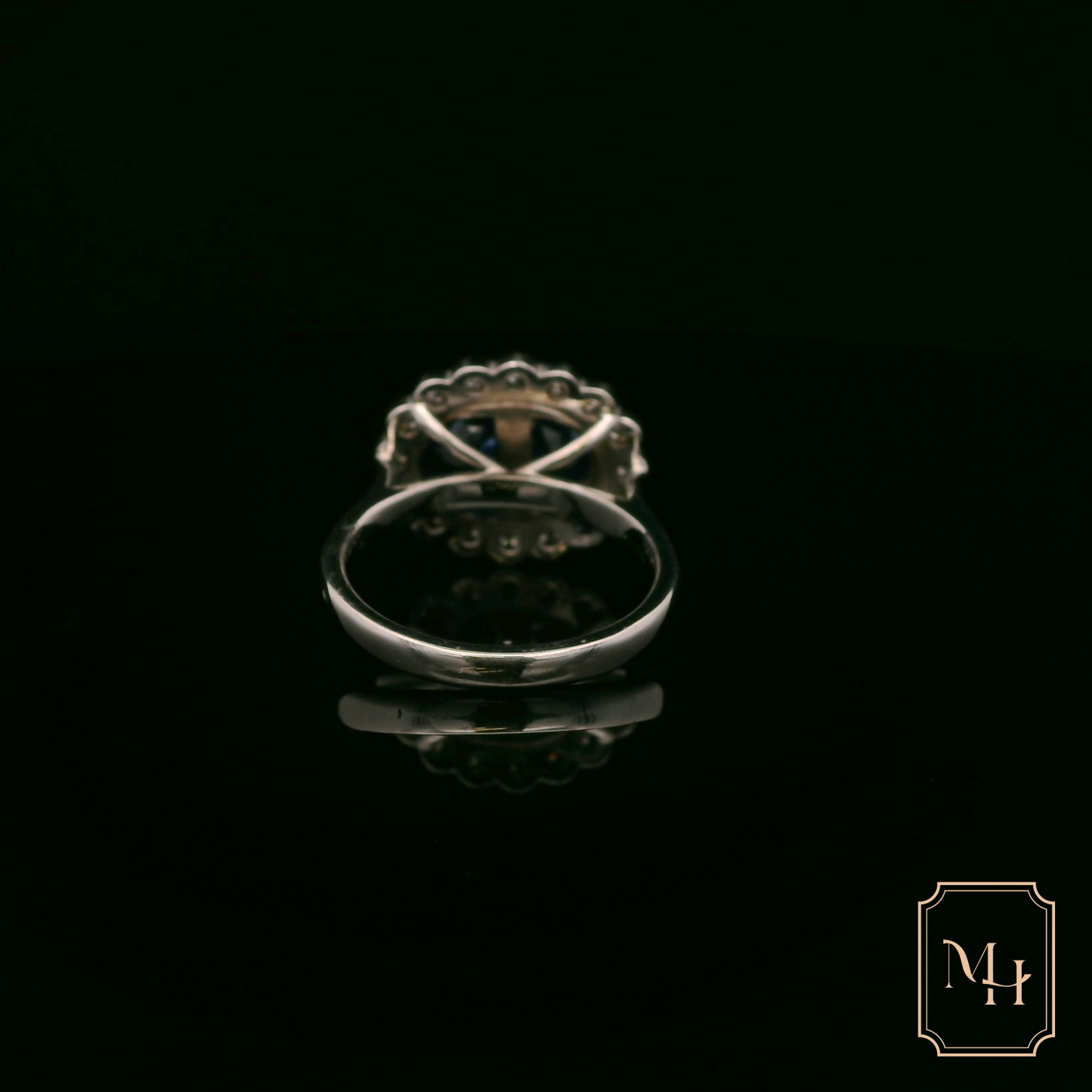 Dual-Oval Tanzanite Diamond Ring