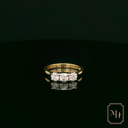 Three-Stone Diamond Ring