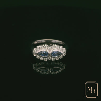 Elegant Dual-Stone Ring