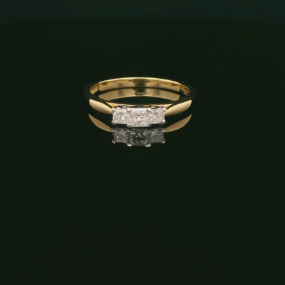 Triple-Headed Diamond Ring