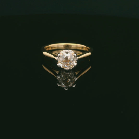 Crowned Diamond Ring