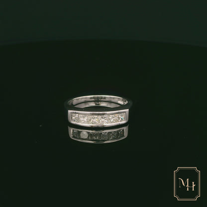 Chanel-Set Six-Stone Diamond Ring