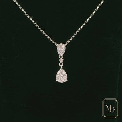 Diamond Double-Drop Pendant