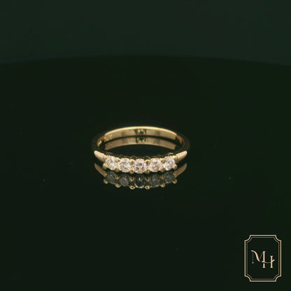 Five-Stone Diamond Eternity Ring