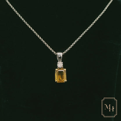 Four-Claw Citrine Pendant