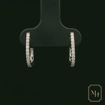 Diamond-Horseshoe Earrings