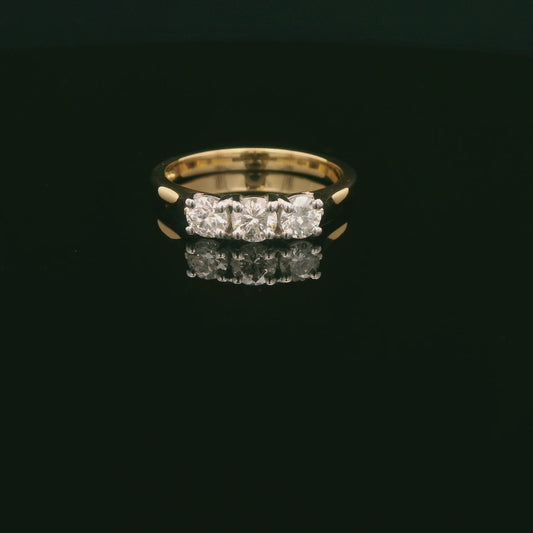 Three-Stone Diamond Ring