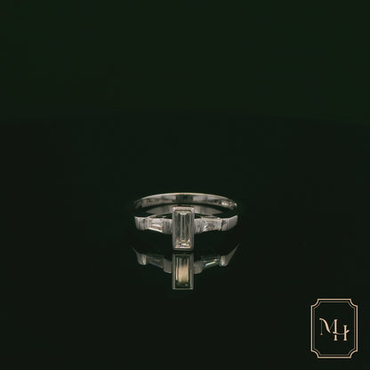 Triad-Baguette Diamond Ring