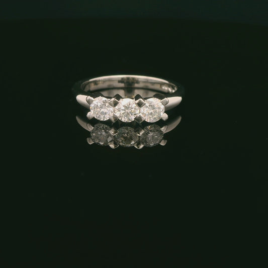 Three-Stone Diamond Ring