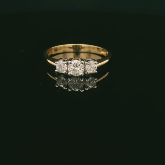 Three-Stone Diamond Ring