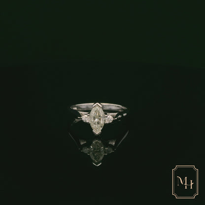 Elegant Marquise Diamond Ring