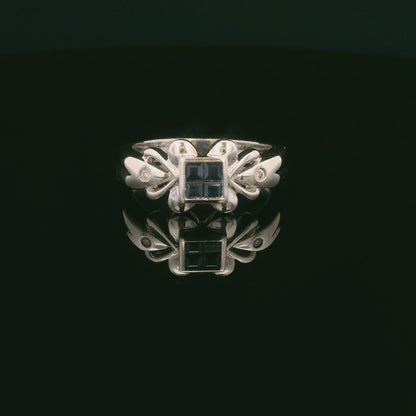 Royal Sapphire Diamond Ring