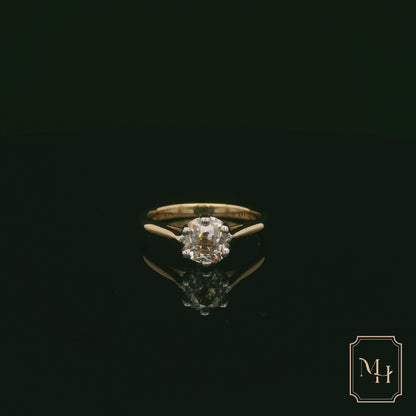 Crowned Diamond Ring